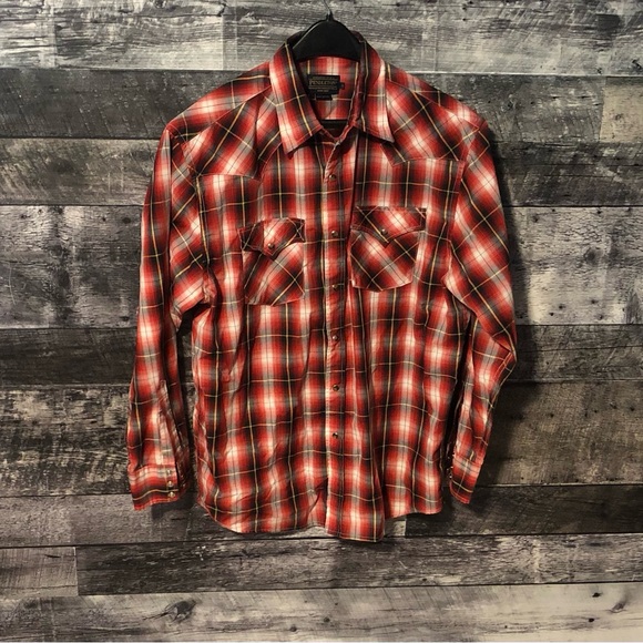 Pendleton Plaid Button Up Shirt Men’s - Picture 1 of 3